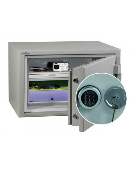 Coffre Fort HARTMANN TRESORE GAMME PROTECT DUO54 CLASSE 0 Serrure À Clés + Électronique