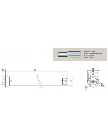 Moteur Pour Stores Techniques Et Screen Senso...
