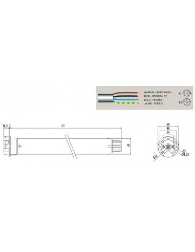 Moteur Pour Stores Techniques Et Screen Senso...