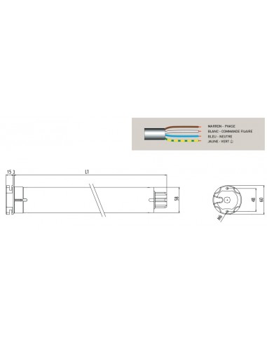 Moteur Pour Volets Roulants Tronic Rx 85 Nm 17...