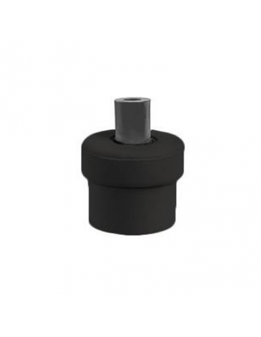 Embout Caoutchouc Cylindrique Entrant Noir à...