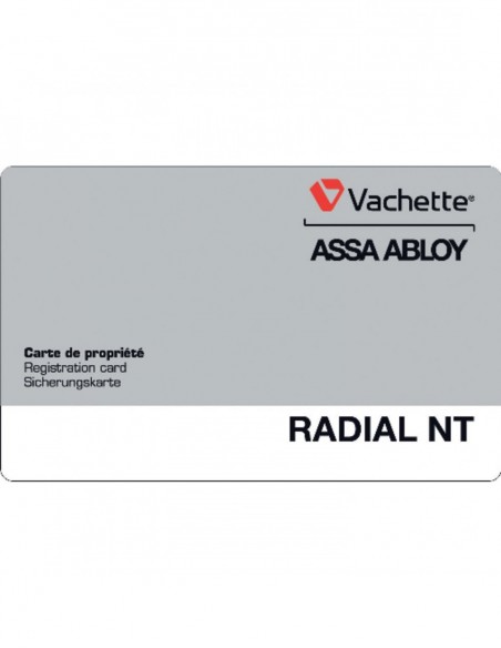 Vachette Cylindre Européen Radialis S'entrouvrant Par 2