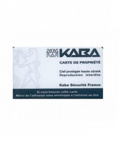 Kaba Cylindre Européen Expert T