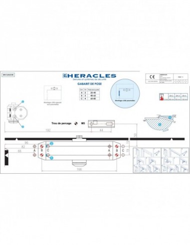 Heracles Ferme-Porte First 11 Bras Compas