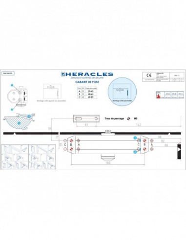 Heracles Ferme-Porte First 11 Bras Compas