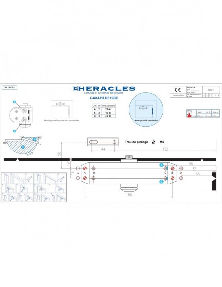 Heracles Ferme-Porte First 11 Bras Compas