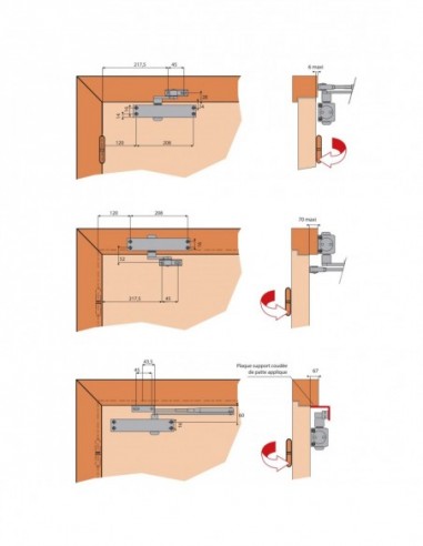 Heracles Plaque Support De Bras Standard...