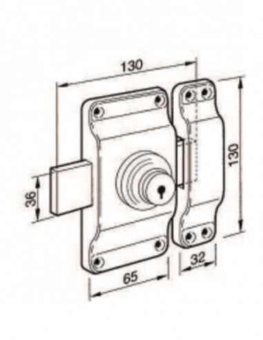 Verrou Bloctout Bricard