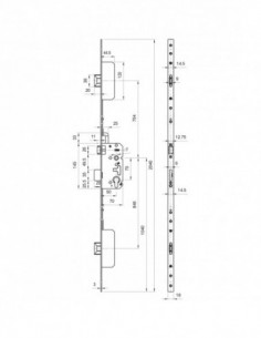 Heracles Serrure 3 Points À... 2