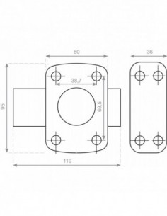 Heracles Verrou À Bouton 5g 2