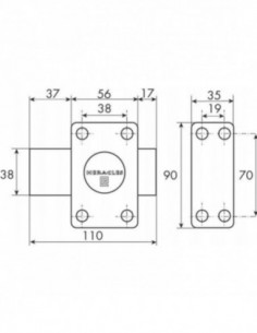 Heracles Verrou À Bouton City 2
