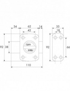 Verrou À Bouton Iseo City 150 2