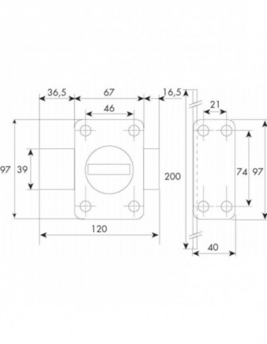 Verrou Iseo Cavith A2p*