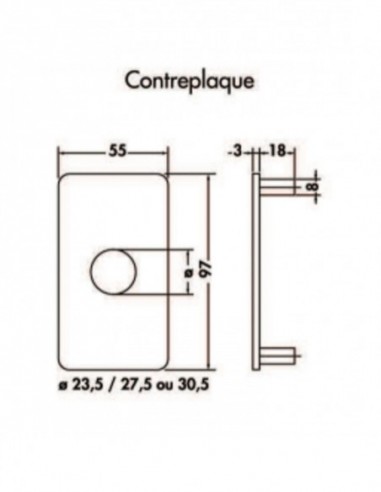 Jpm Contreplaques Pour Verrous