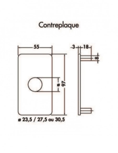 Jpm Contreplaques Pour Verrous