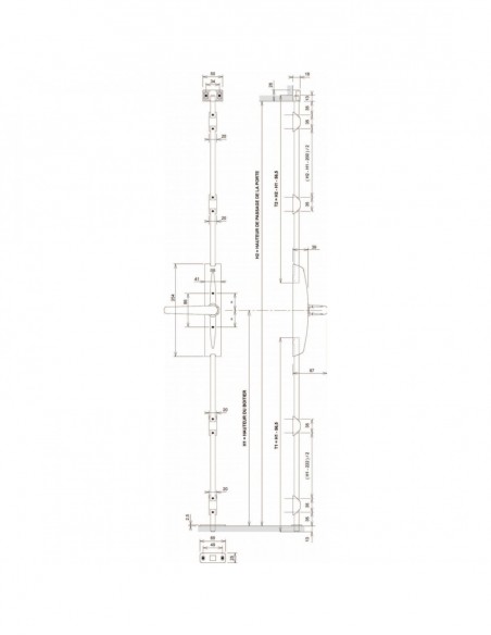 La Croisee Ds Crémone Pompier Dualis À Poignée Rotative