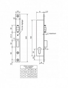 Serrure  Monopoint À Larder... 2