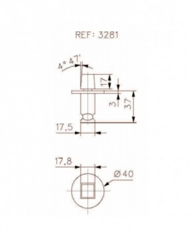 Stremler Assa Abloy Crapaudine Pour Porte Glace...