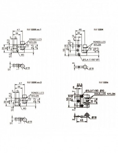 Stremler Assa Abloy Fiche À Entailler 3204...