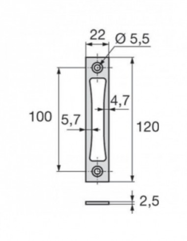 Stremler Assa Abloy Gâche Pour Serrures à...