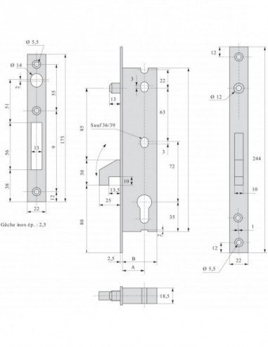Stremler Assa Abloy Monopoint À Larder Profil...