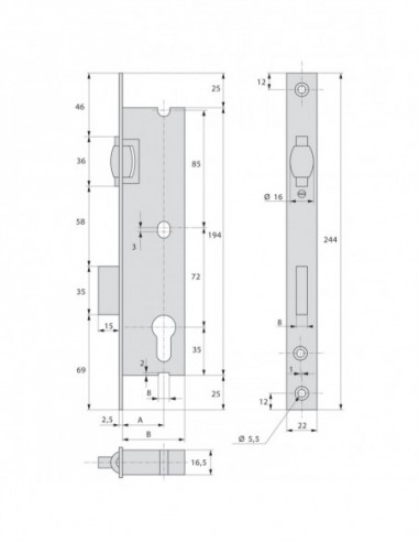 Stremler Assa Abloy Monopoint À Larder Profil...