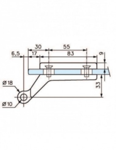 Stremler Assa Abloy Paumelle Pour Feuillure 4200