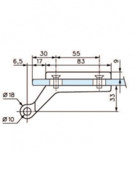 Stremler Assa Abloy Paumelle Pour Feuillure 4200