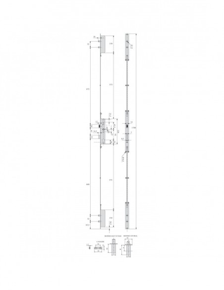 Stremler Assa Abloy Serrure 3 Points Tf Pour Profil Acier Pêne Dormant Demi-Tour Série 6270