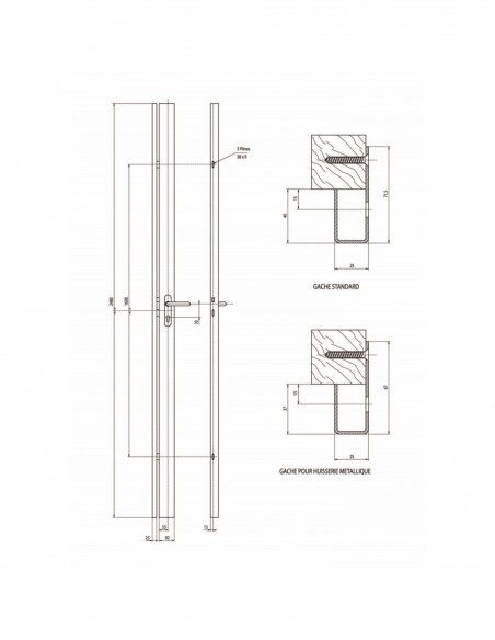 Serrure Carénées Securibloc Vachette