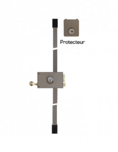 Vachette Serrure 3 Points En Applique Multilock...