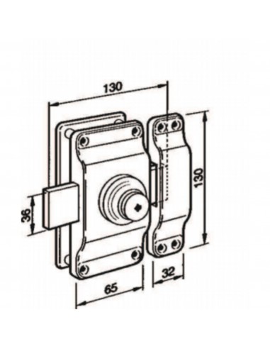 Verrou Super-Surete Bricard