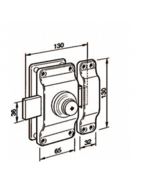 Verrou Super-Surete Bricard