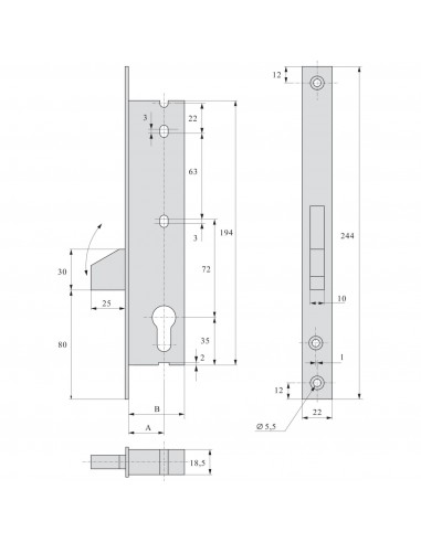 Stremler Assa Abloy Monopoint À Larder Profil...