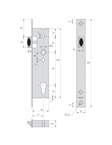 Stremler Assa Abloy Monopoint À Larder Profil...
