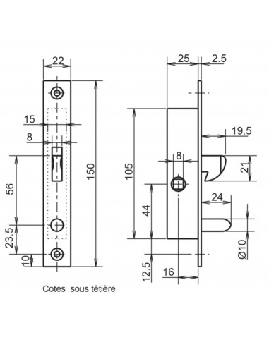 Metalux Monopoint À Larder Profil Étroit À...