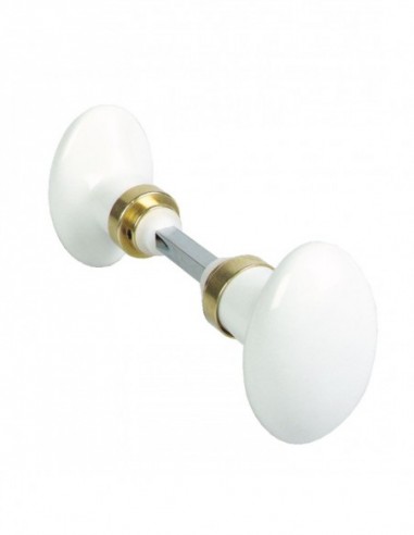 Merigous Bouton Double Porcelaine Oval