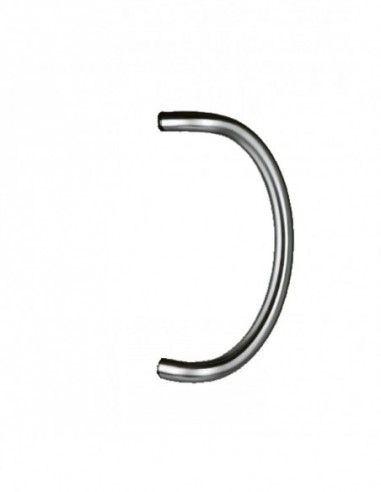 Normbau Poignée Tubulaire Inox Demi-Lune Modèle 25