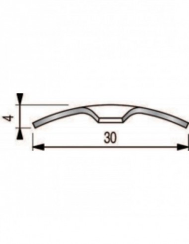 Dinac Barre De Seuil à Visser 30mm