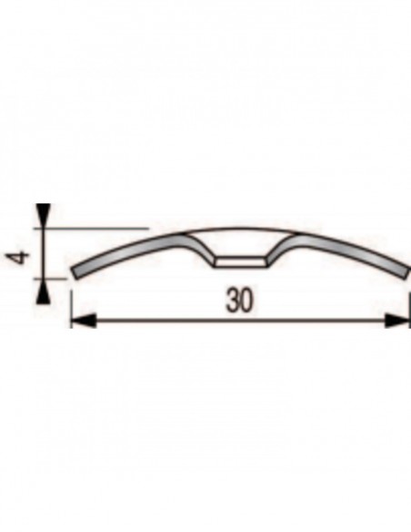 Dinac Barre De Seuil à Visser 30mm