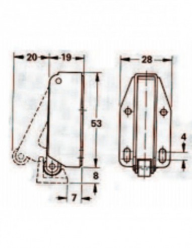 Strauss Loqueteau Tip Latch (Lot de 5)