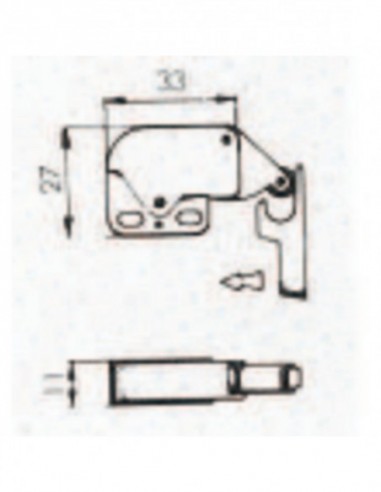 Strauss Loqueteau Mini Latch (Lot de 5)