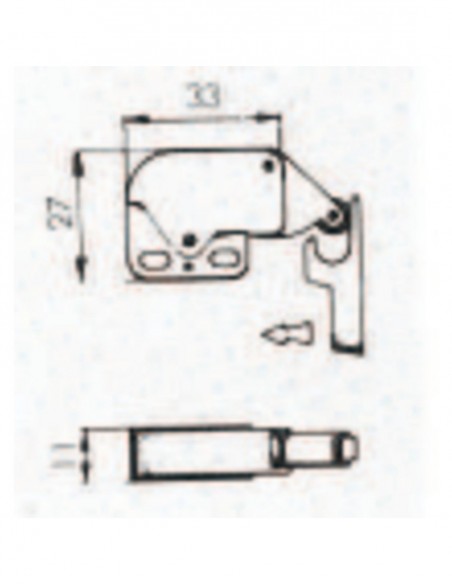 Strauss Loqueteau Mini Latch (Lot de 5)