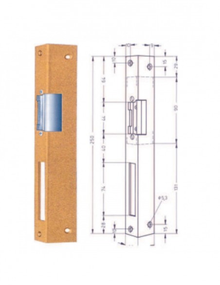 Eff Eff Têtières De Gâche à Larder (Lot de 2)