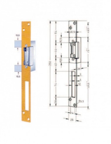 Eff Eff Têtières De Gâche à Larder (Lot de 2)