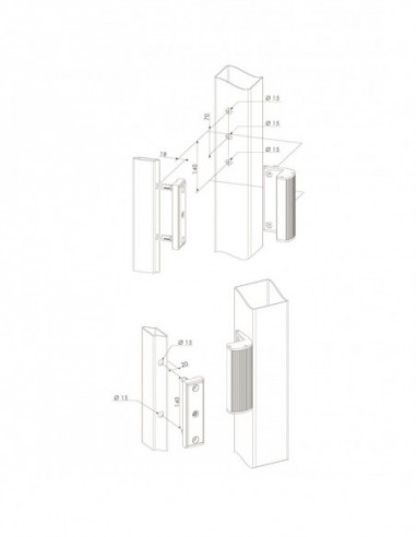 Locinox Ventouse Électromagnétique Pour Portillon
