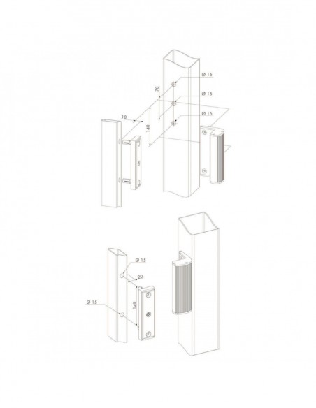 Locinox Ventouse Électromagnétique Pour Portillon