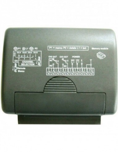 Mab Récepteur 2 Canaux Cardin 12/24vac 300 Codes