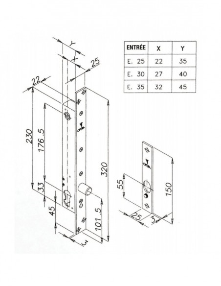 Opera Pêne Piston Rond Série Primabase