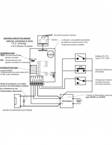 Heracles Portacode Rétro-Éclairé